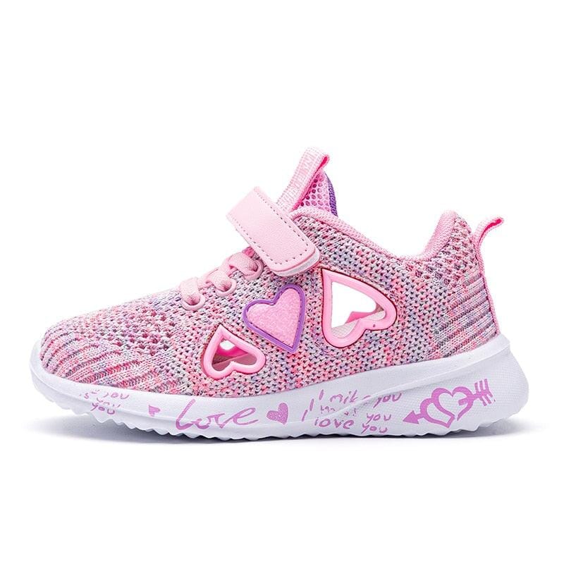 Tênis Infantil de Malha - Love SPT_34 Villa Kids Pink 1 26/27 